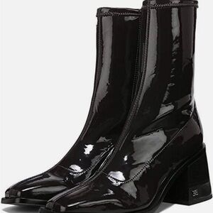 Sam Edelman Wells Stacked Block Heel Squared Bootie